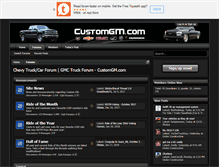 Tablet Screenshot of customgm.com